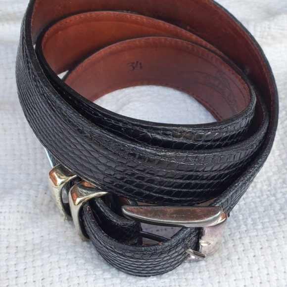Vintage‎ lizard belt 34